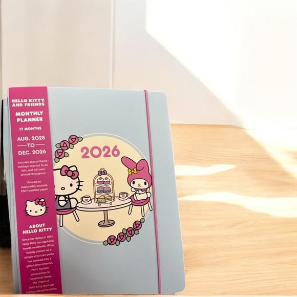 Hello Kitty Other - Hello Kitty & My Melody 17 monthly planner